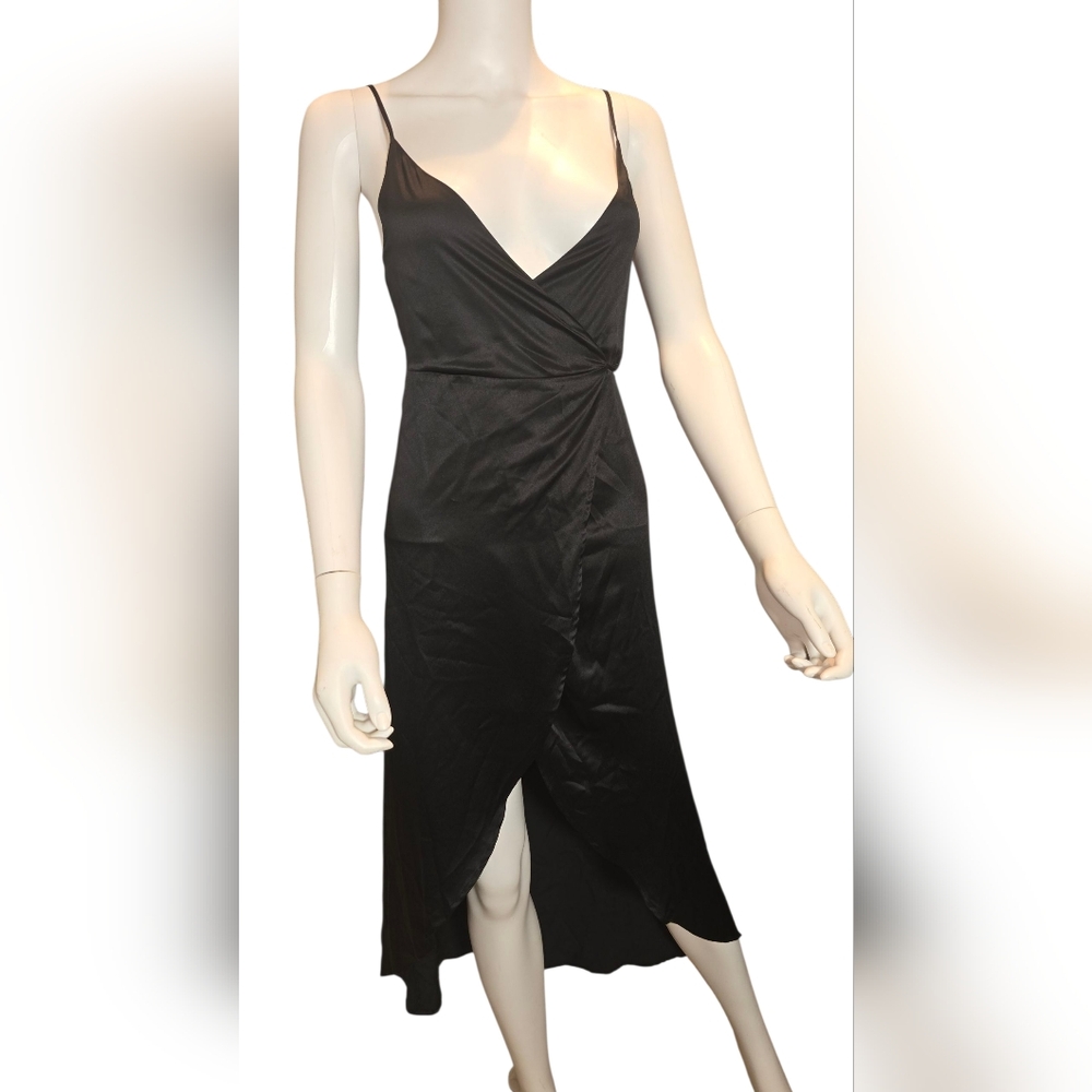 Forever 21 Satin Wrap Dress